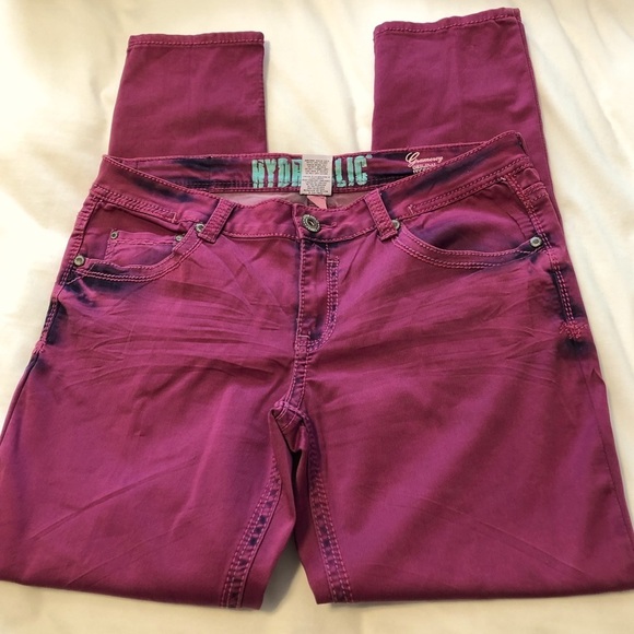 HYDRAULIC Grammercy Original Jegging Skinny Stretch Jeans Size15/16 Berry - Picture 2 of 14